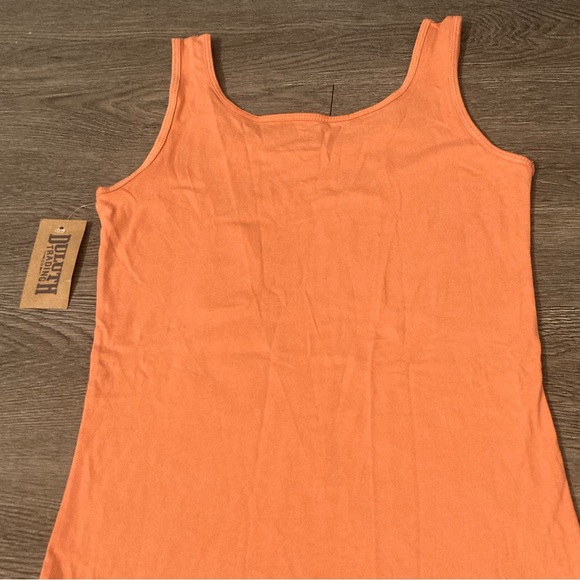 NWT Duluth Trading Co XXS Orange Tank Top - Picture 11 of 11